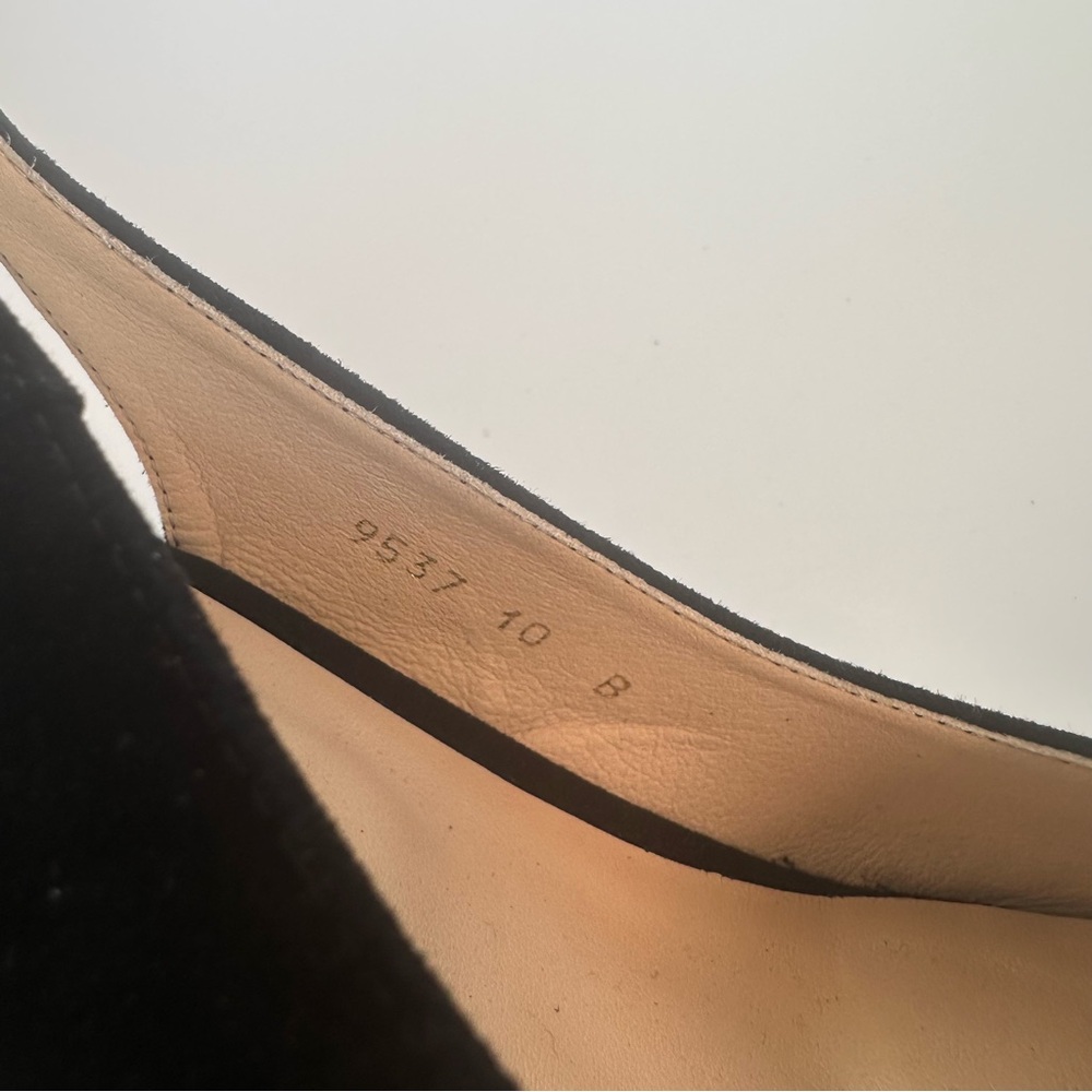 French Sole FS/NY Suede Black Slingback Cork Wedge Heels Size 10 - Picture 6 of 10